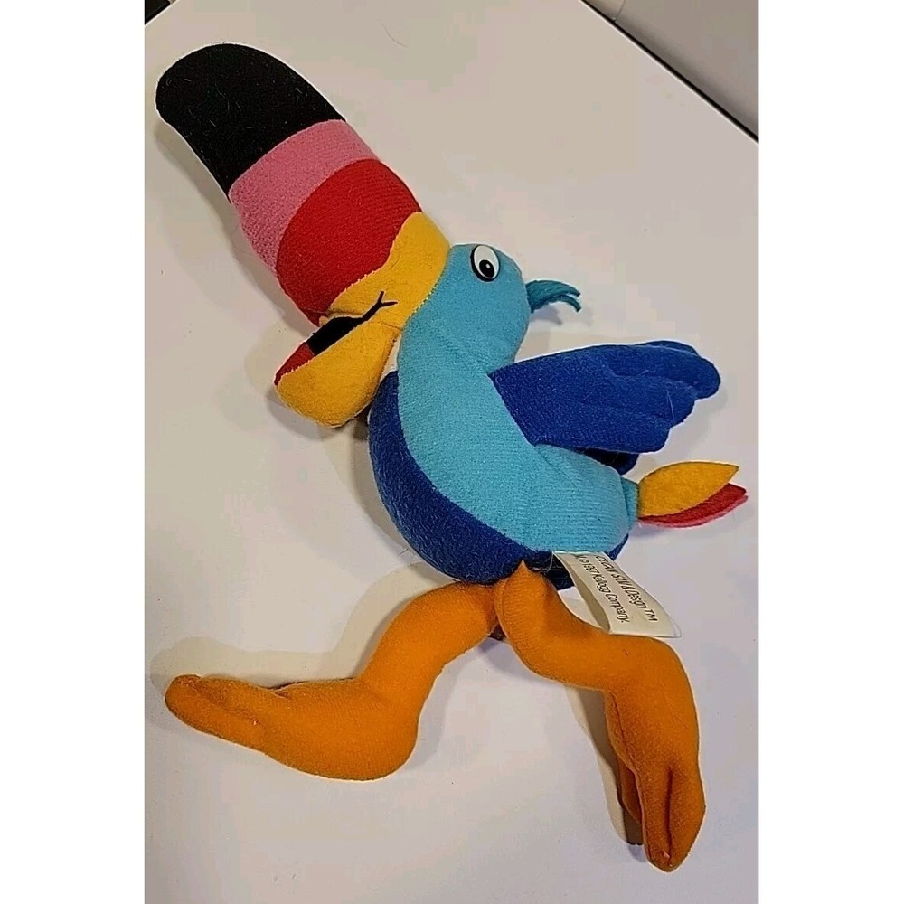 KELLOGG'S Fruit Loops Toucan Sam Bird  1997 Plush Stuffed Animal Toy Cereal